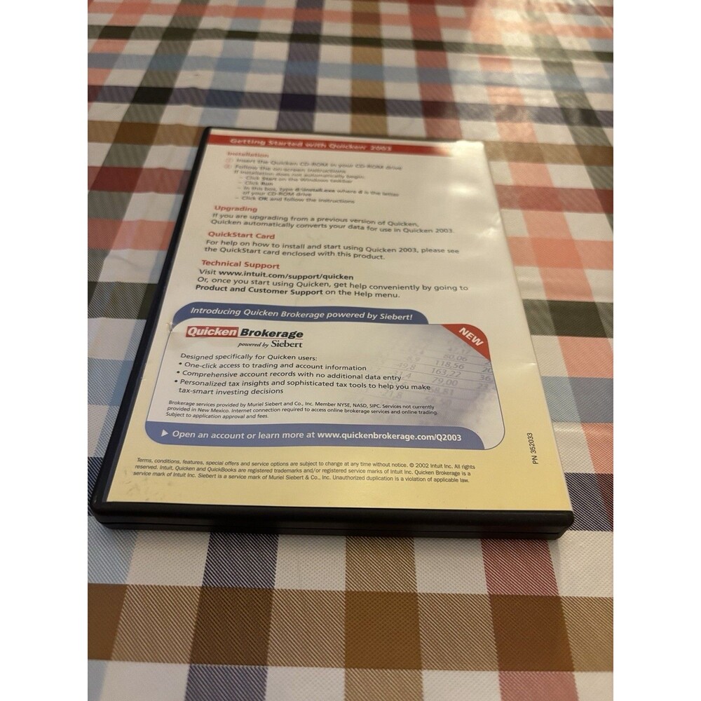 Quicken 2002 Basic, Financial Software, Windows Version, CD - Picture 2 of 2